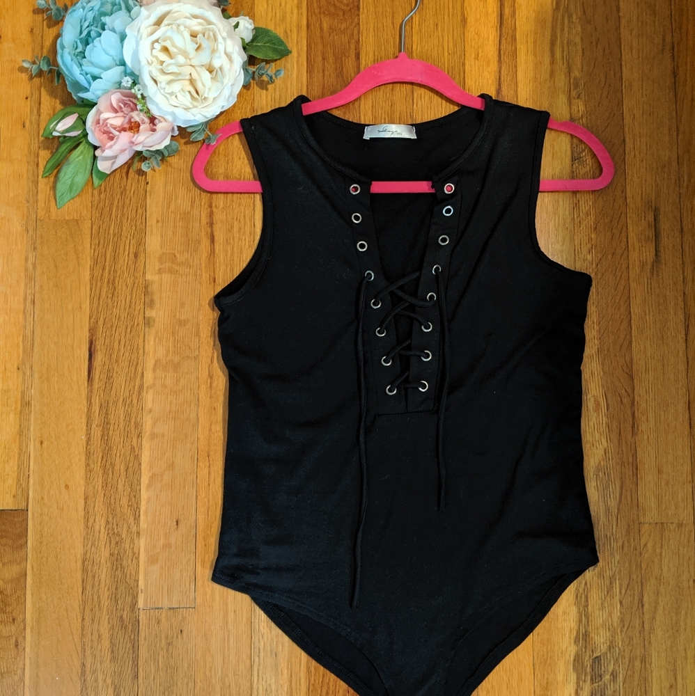 Black Lace Bodysuit